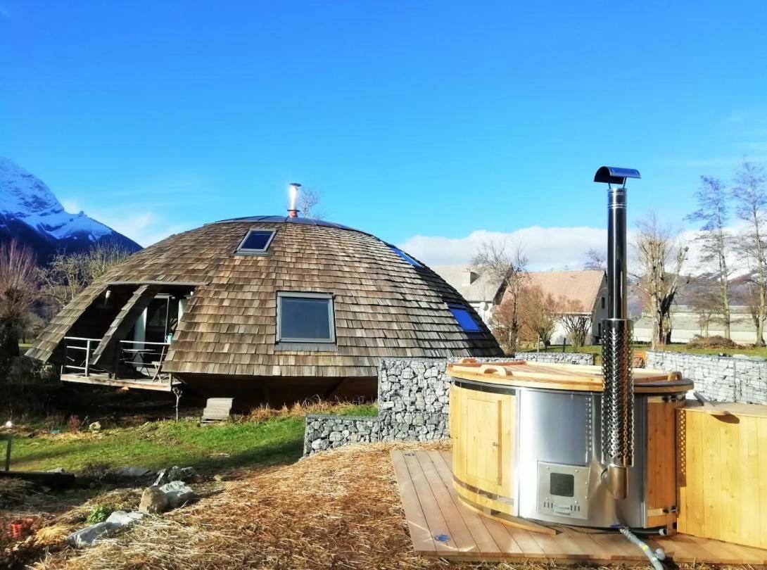 Au-Dela Des Nuages, Maison D'Hotes Insolite & Spa Aubessagne Dış mekan fotoğraf
